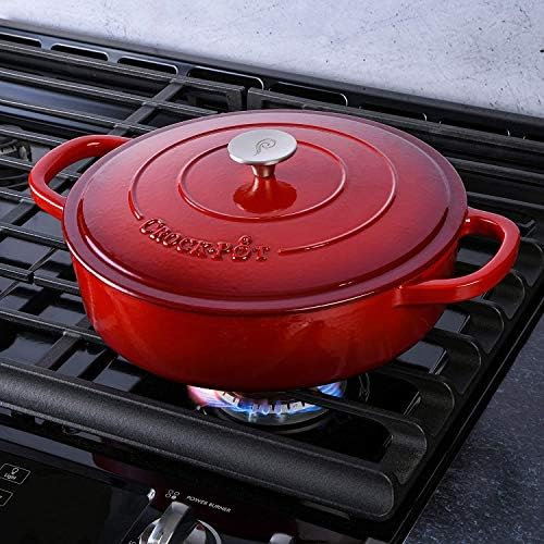 Crock-Pot Crock Pot Artisan Enameled Cast Iron Braiser W/Lid, 5 Quart