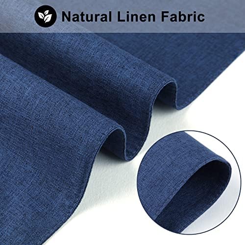 Cloth Placemats Set of 6, Cotton Linen Blend Machine Washable Durable