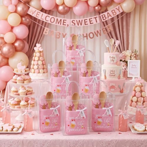 Teenyyou 6 Sets Baby Shower Prizes Potholder Spatula Spoon Whisk,Cake