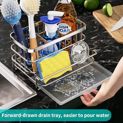 HapiRm Kitchen Sink Organizer, SUS304 Stainless Steel Rustproof