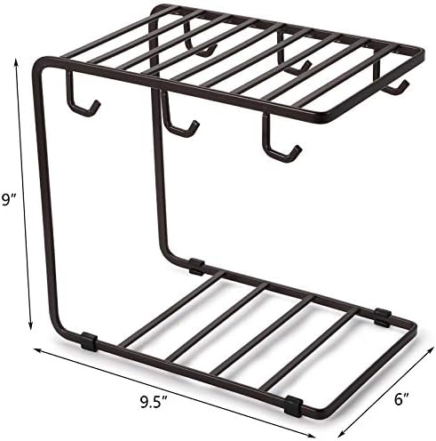 Hedume 2 Pack Metal Wire Tree Stand for Mug, Countertop or Pantry