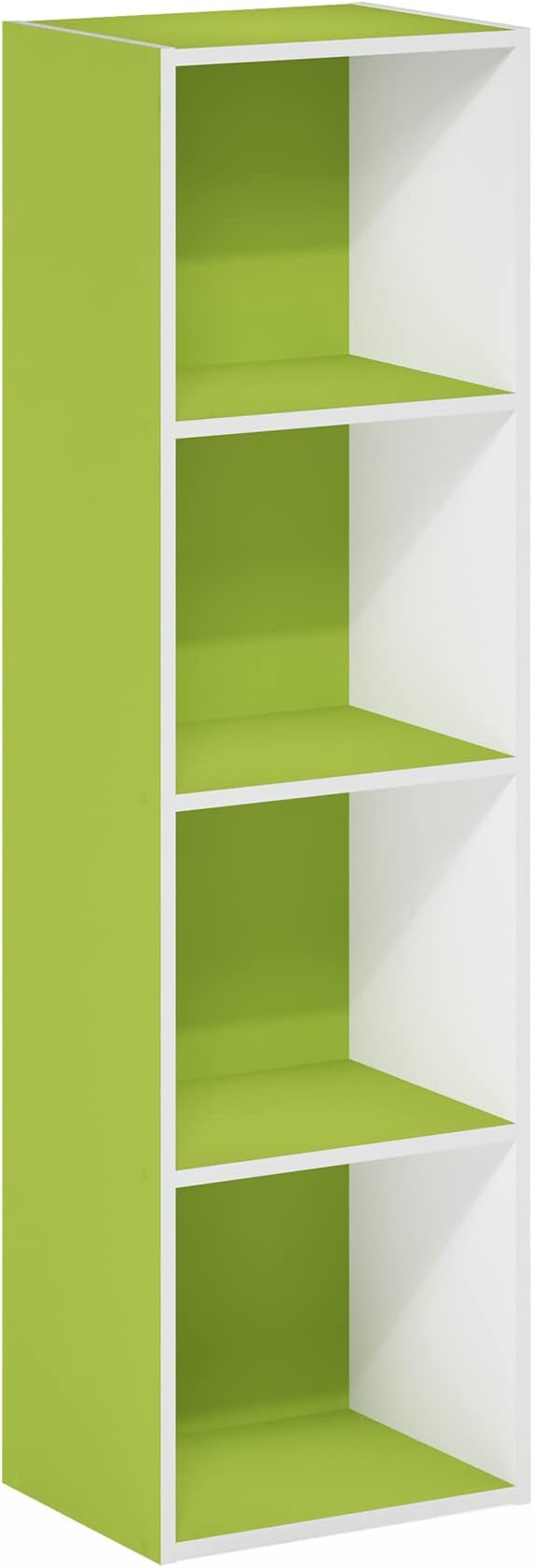 Furinno PASIR Book Shelf, 4-Tier Modern Bookshelf, Open Shelves Bookcase 9 x 12 - Image 7