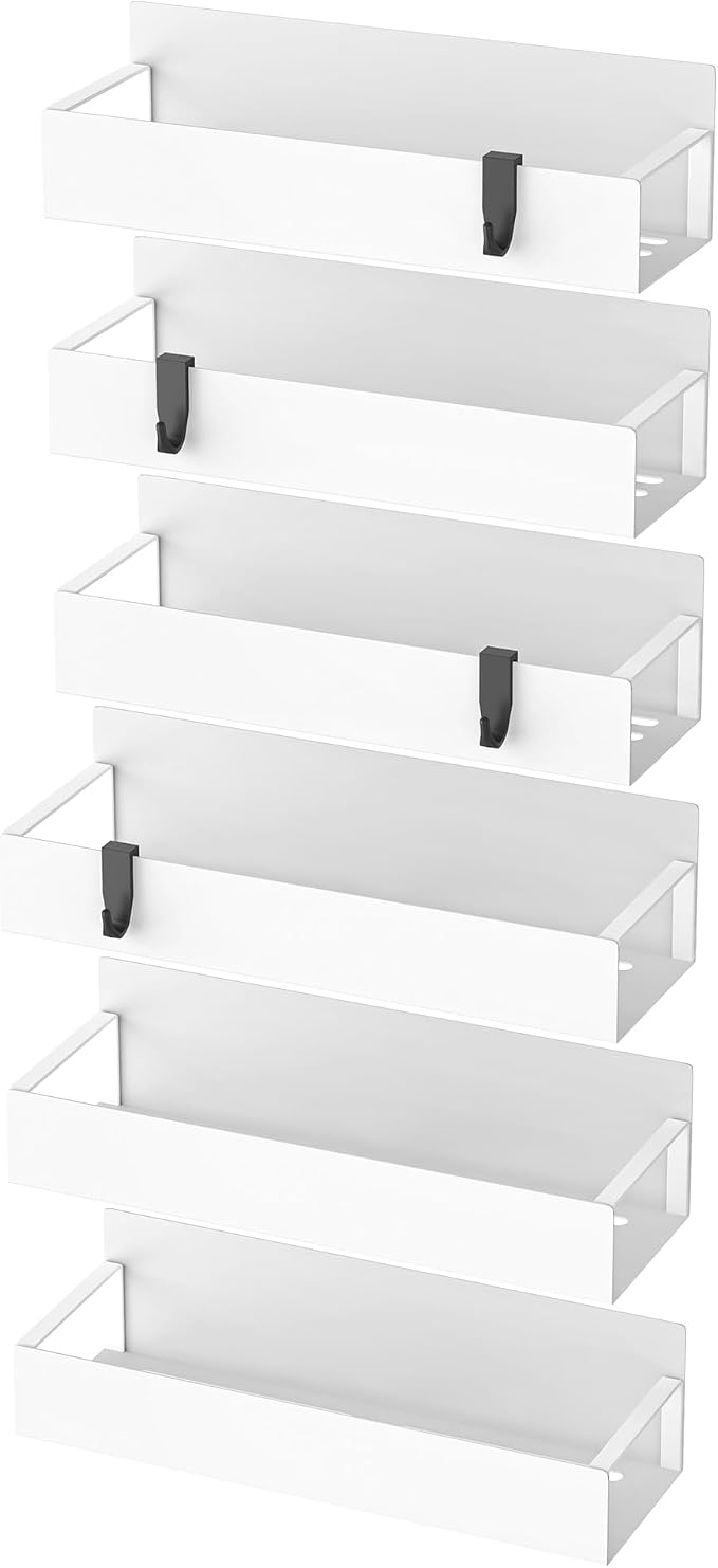 HuggieGems 6 Pack Magnetic Spice Storage Rack Organizer - Image 6