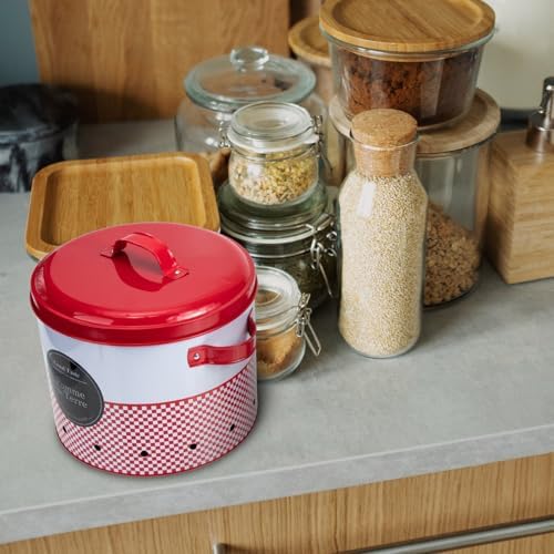 Potato Storage Buckets and Lids 3 Pcs with Vent Design Stainless Steel