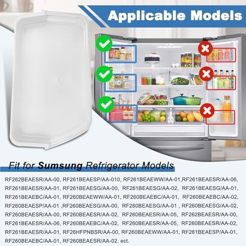 DA97-12657A Refrigerator Door Bin for Samsung Door Shelf Replacement