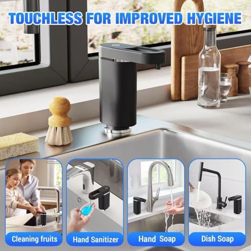 Touch-Free Automatic Dish Soap Dispenser for Kitchen Sink
