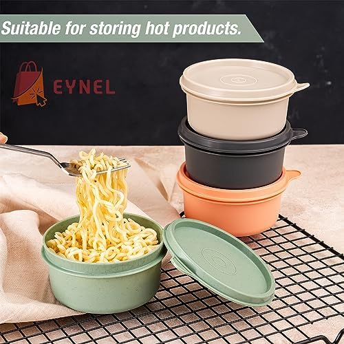 9 oz Small Round Food Storage Containers with Lids Set of 10, Airtight
