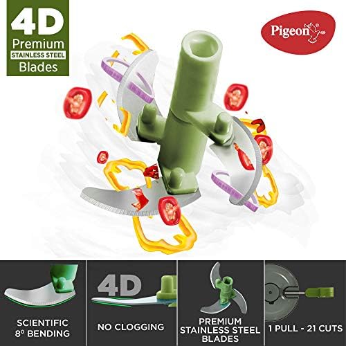 Pigeon - Pro Mini Handy and Compact Chopper with 3 Stainless Steel