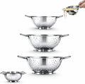 Amco 3-Piece Stainless Steel Colander Set by amco