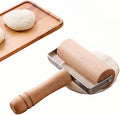 Stainless Steel & Beechwood Rolling Pin by FANBODTA
