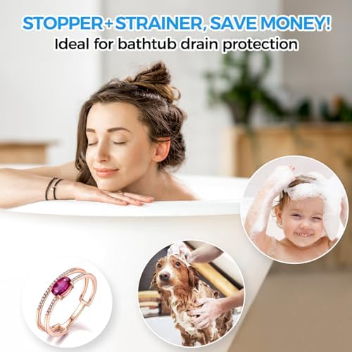 zaa Bathtub Drain Strainer Silicone Bathroom Stopper Fixture