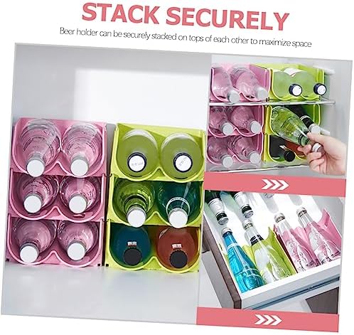 DECHOUS 3pcs Multi-function Beer Rack Stackable Storage Rack for