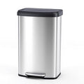 21 Gallon Kitchen Trash Can, Stainless Steel Garbage Can by Unknown