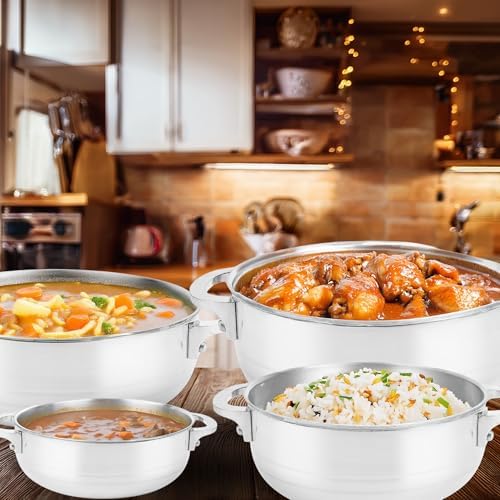 Alpine Cuisine 8-Piece Nonstick Aluminum Caldero Cookware Set with