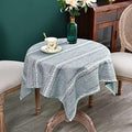 NEWISHER Embroidered Small Square Tablecloth, 36x36 Inch End Table