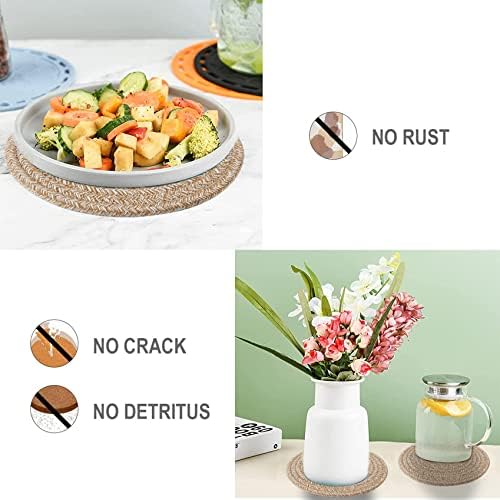 Pot Holders Trivets Set 4 Pcs, Potholders for Kitchens, 100% Pure