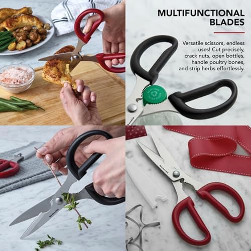 KitchenAid Multipurpose Shear Set, Versatile Scissors with Nutcracker