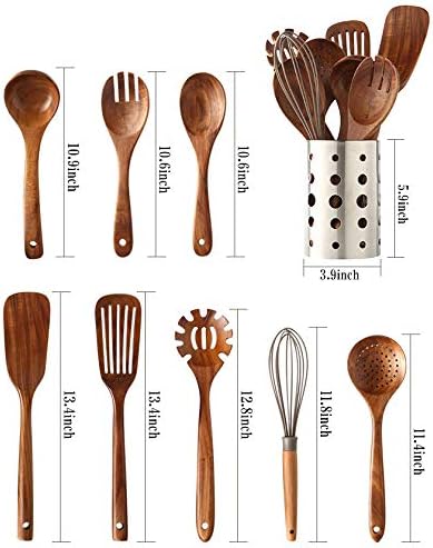 Wooden Kitchen Utensils Set - Image 2