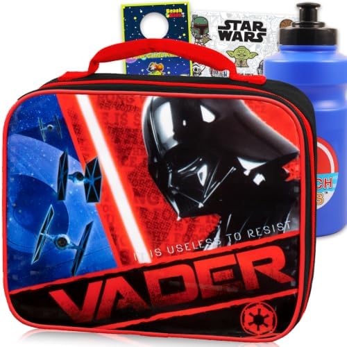 Star Wars Kids Lunchbox Bundle with Insulated Lunch Bag