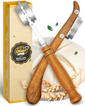CRUSTLOVE Bread Lame 2-Piece Set for Controlled Dough Scoring with 5