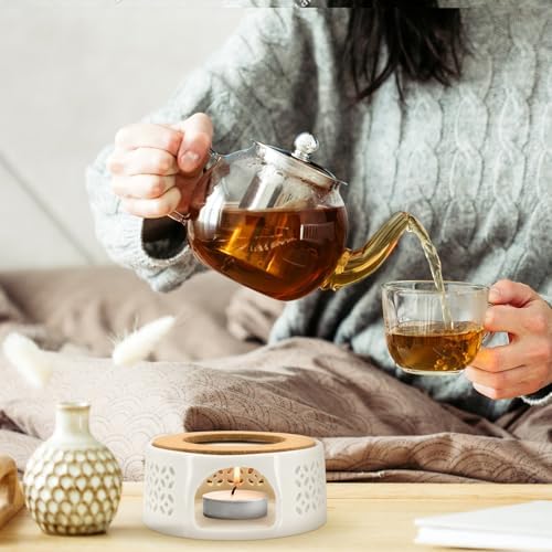 Tea Warmer, Ceramic Teapot Warmer, Coffee Warmer, Tea Light Warmer
