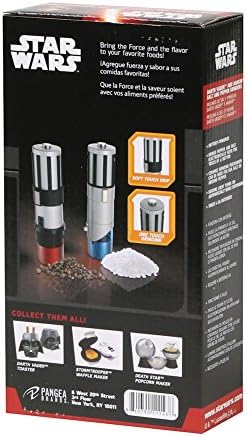 Star Wars Lightsaber Electric Salt and Pepper Grinder, Pack of 2