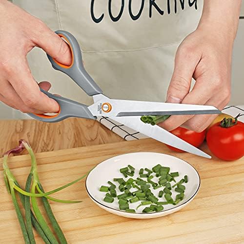 Asdirne Kitchen Scissors Set, Knife-Grade Stainless Steel, TPR