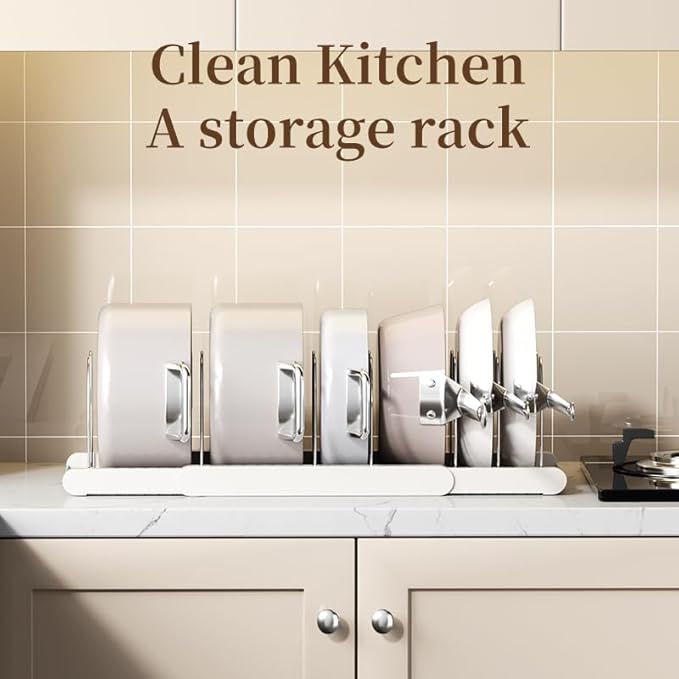 Pot Rack -Expandable Pan Organizer - Image 2