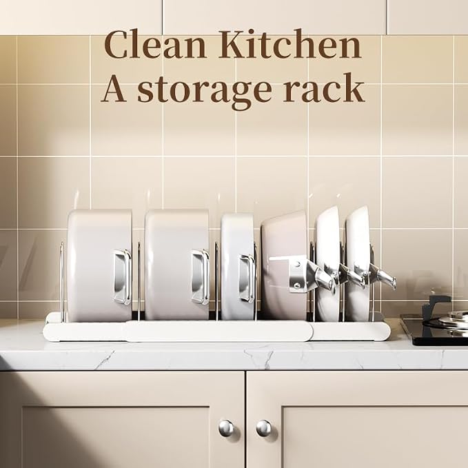 Pot Rack -Expandable Pan Organizer - Image 2