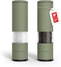 LARS NYSØM Salt and Pepper Grinder Set Manual, Stainless Steel Salt and Pepper by LN