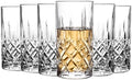 Highball Glasses Collins Tall Beverage Set of 6, 14 Ounce Cups