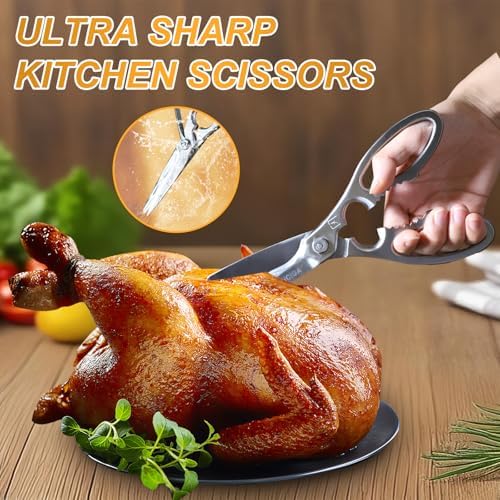 Kitchen Scissors Heavy Duty Ultra Sharp Multi-Purpose Kitchen Shears