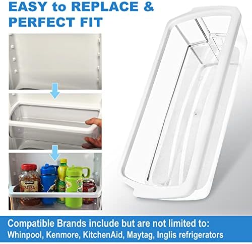 W10321304 Refrigerator Door Shelf Bin, Compatible with Whirlpool