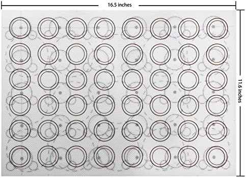 Yansumi Silicone Baking Mat, 16.5x11.6, White
