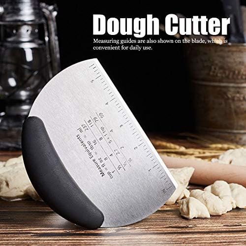 AYNEFY Stainless Steel Dough Cutter,Pastry Scraper Pizza Cutting Knife