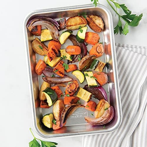 Nordic Ware Natural Aluminum Commercial Baker's Half Sheet, 2-Pack