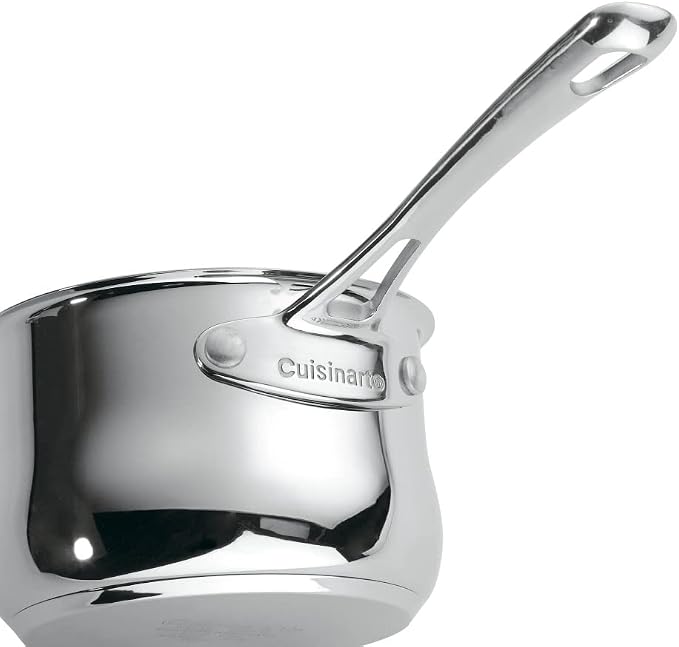 Cuisinart 419-14 Contour Stainless 1-Quart Saucepan - Image 4