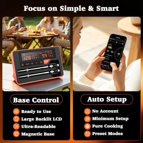 Bluetooth Wireless Digital Meat Thermometer