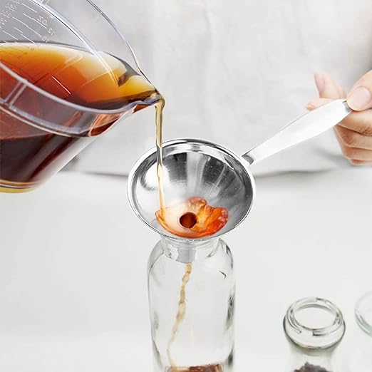 Small Funnels for Filling Bottles, Food Grade Mini Metal Funnel for - Image 5