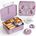 Kids Lunch Bento Box with 8oz Thermo/Ice Pack, BPA-Free, for School