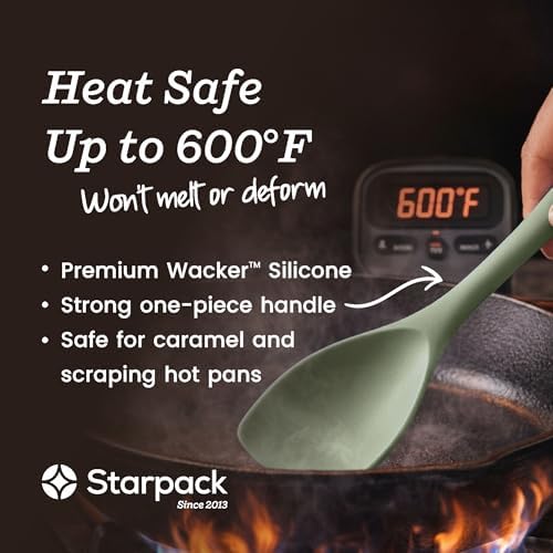 Starpack Stir and Serve Silicone Utensil Set, 5-Piece, 11"
