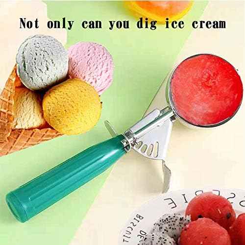 #12(2-2/3 oz.) Stainless Steel Ice Cream Scoop Disher,Stainless Steel