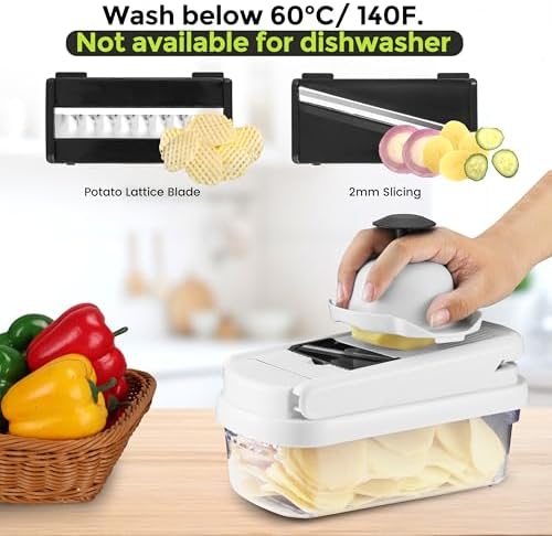 Yusshn 12-in-1 Vegetable Chopper with Container
