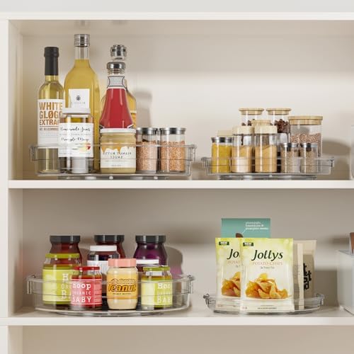 LAMU 3 Pack Lazy Susan Organizer, 9.25'' 10.6'' 12''