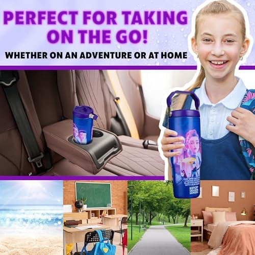 KPop Demon Hunters 30oz Tumbler with Straw and Handle for Girls