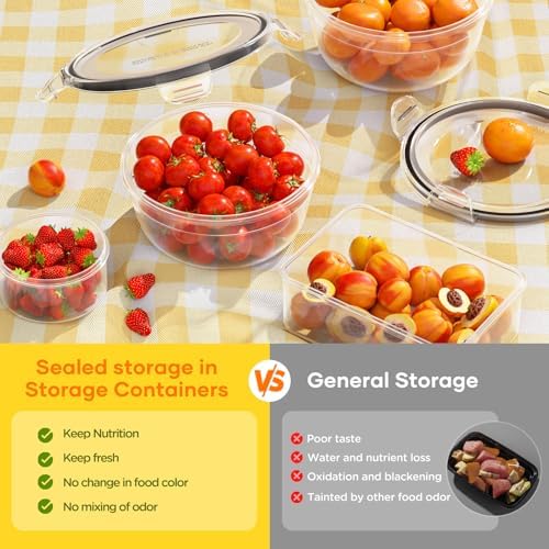 52 PCS Food Storage Containers with Lids