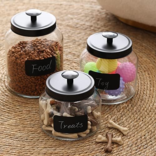 Hyperspace Clear Glass Kitchen Canister Set, Cookie Jar, Food Storage