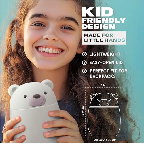 Bestie Foodie Insulated Food Jar, Cute Character, Leak Proof, BPA Free
