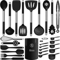 Silicone Kitchen Utensils Set, Heat-Resistant Spatulas