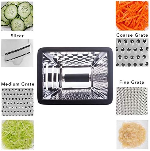 Vertical Stainless Steel Grating Four-sided Boxed Grater For